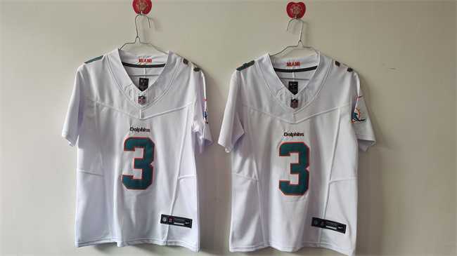 Womens Miami Dolphins #3 Odell Beckham Jr. White F.U.S.E Vapor Untouchable Stitched Jersey